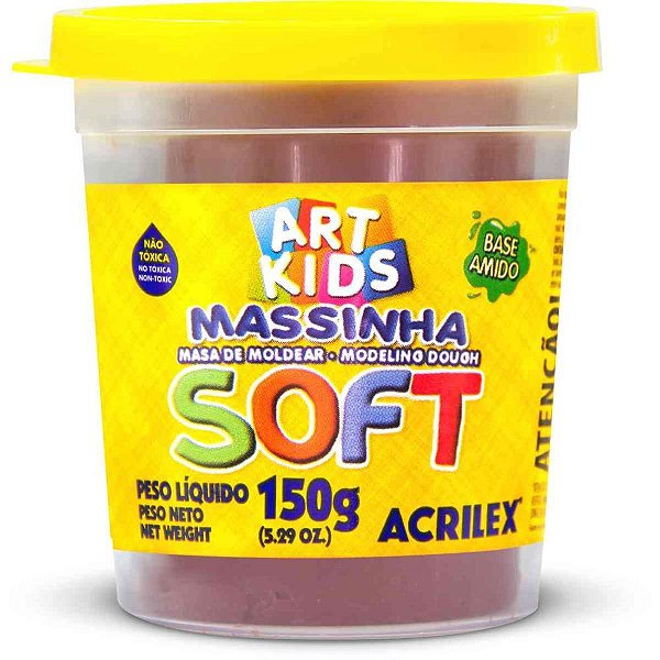 Massa para Modelar SOFT 150G Chocolate Base Amido