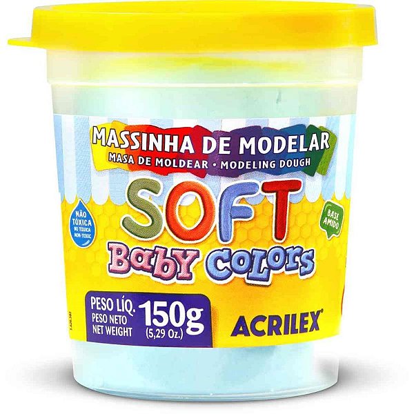Massa para Modelar SOFT 150G Azul Bebê Acrilex