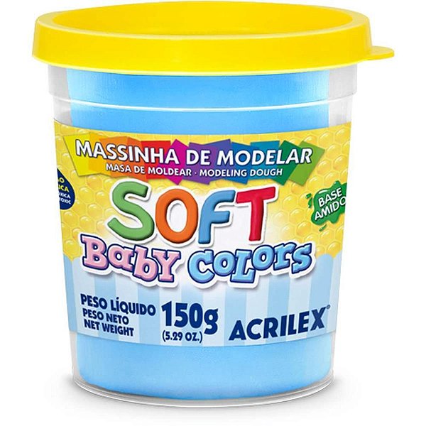 Massa para Modelar SOFT 150G Azul Bebê Acrilex