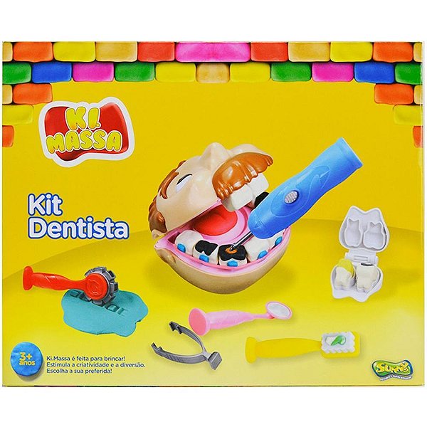 Massa para Modelar Criativa Dentista - 5 Potes de 50G