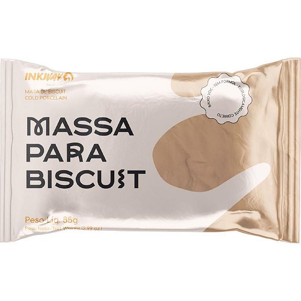 Massa de Porcelana Fria Biscuit 85G Pele Caixa com 10