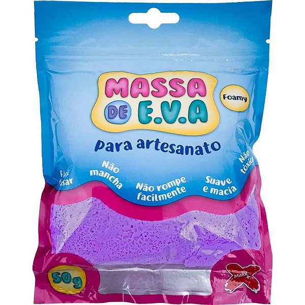 Massa de EVA Roxo 50G