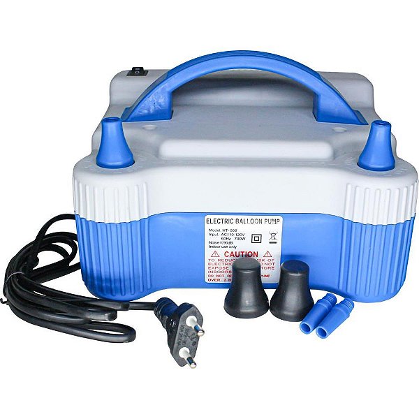 Máquina para ENCHER Balão Inflador Elétrico 2 Bicos 110V