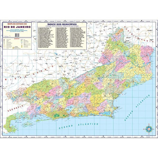 Mapa Periódico Estado de Rio de Janeir