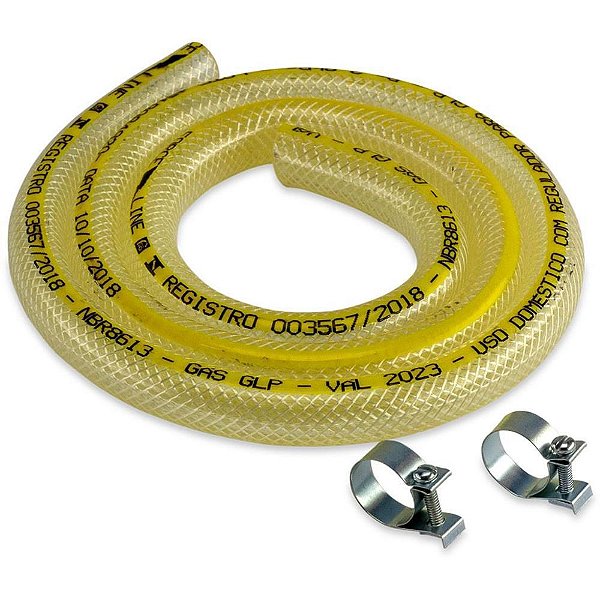 Mangueira GÁS GLP 0,80M com Abraçadeira