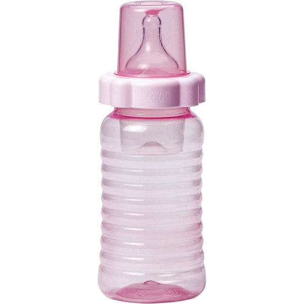 Mamadeira BIG Clean Silicone 340ML Rosa