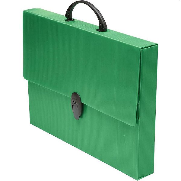 Pasta Maleta Novaonda com ALÇA 4,5 CM Verde