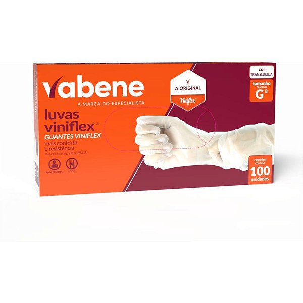 Luva Viniflex G - Caixa com 100
