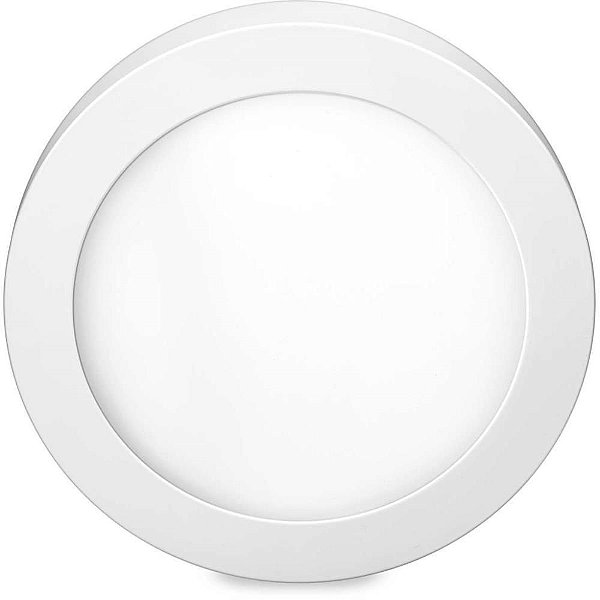 Luminária LED Redonda 24W Sobrepor 6500K