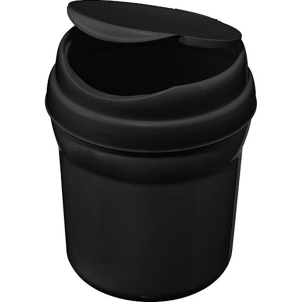 Lixeira Pia 2,4L Preta