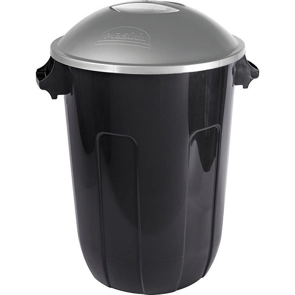 Lixeira E-BLACK 94L - Polipropileno BPA Free