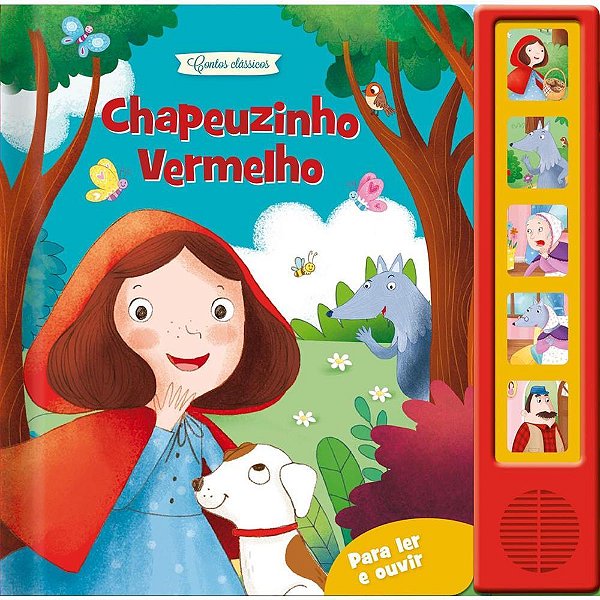 Livro Sonoro Chapéuzinho Vermelho 19X19 6PG