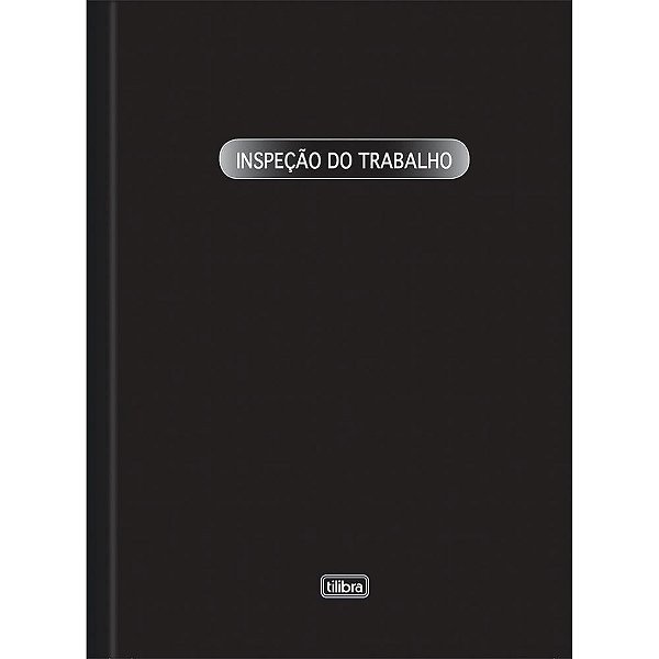 Livro Registro Inspeção do Trabalho 50 Folhas Pacote com 10