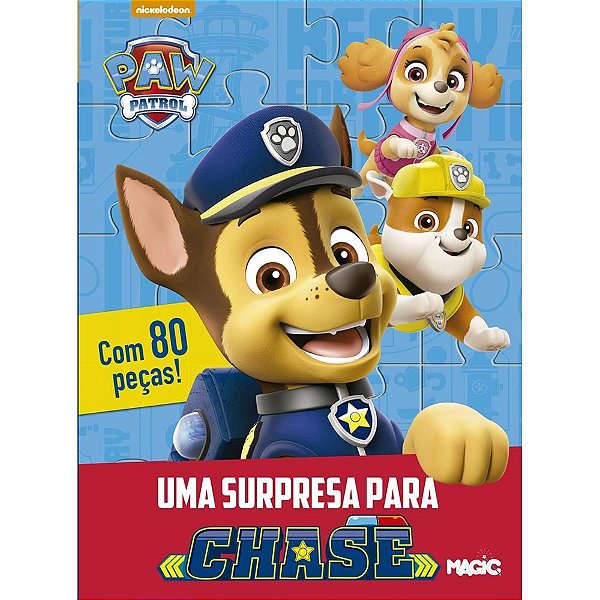 Livro QUEBRA-CABEÇA Patrulha Canina 27X20CM 8 Páginas