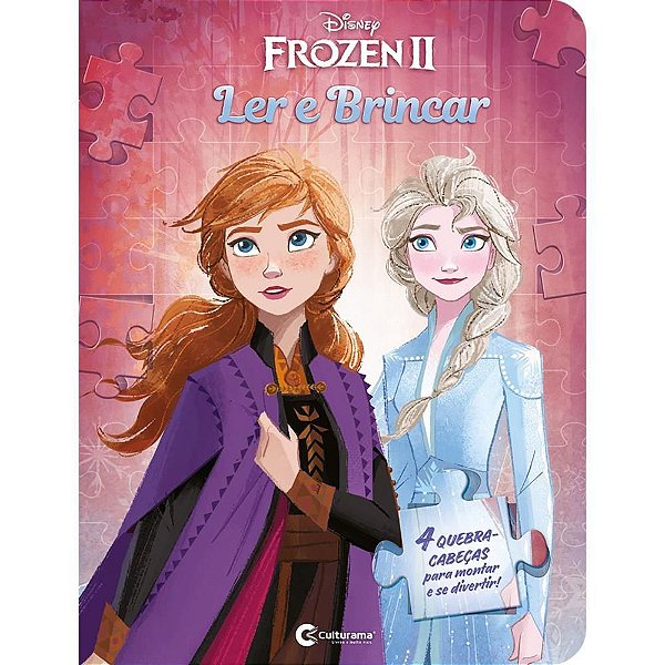 Livro QUEBRA-CABEÇA Frozen LER e Brincar