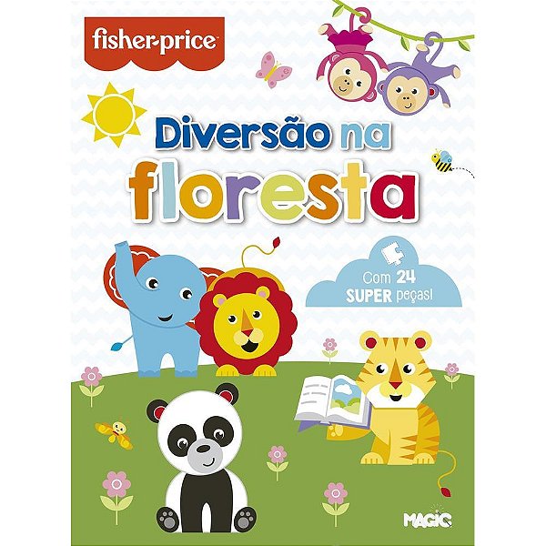 Livro QUEBRA-CABEÇA Fisher Price 27X20CM 8PGS
