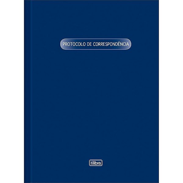Livro Protocolo de Correspondência 1/4 - 50 Folhas, Pacote com 10