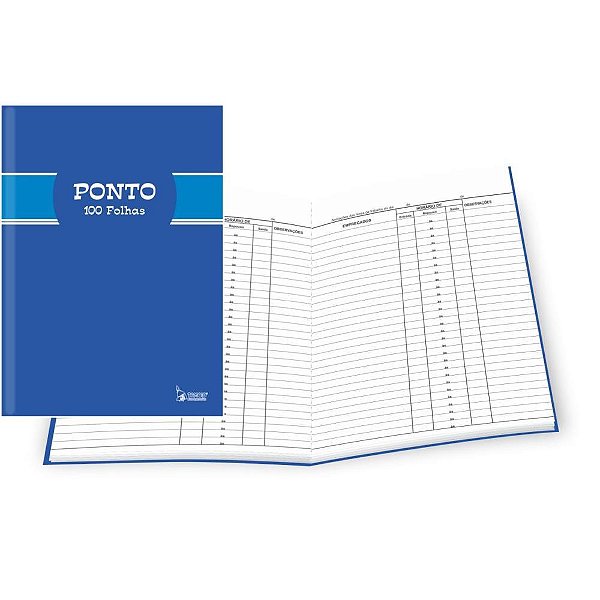 Livro Ponto 1/4 100 Folhas