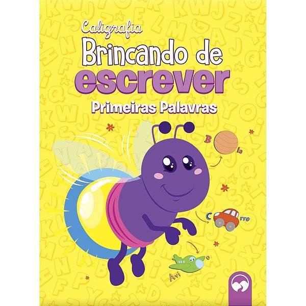 Livro Pedagógico Caligrafia Primeiras Palavras 24 Páginas N03 - Pacote com 05