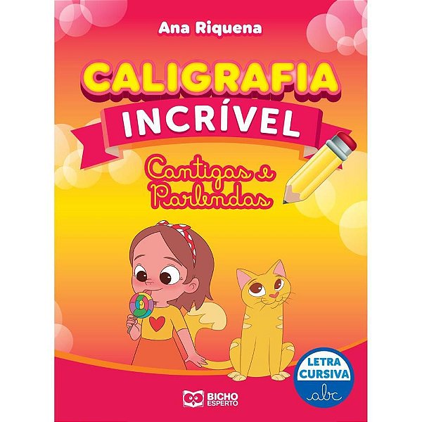 Livro Pedagógico Caligrafia Incrível Letra Cursiva 4 Titul PCT com 04