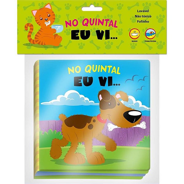 Livro para Banho NO Quintal EU VI 13,5X13,5 6PG