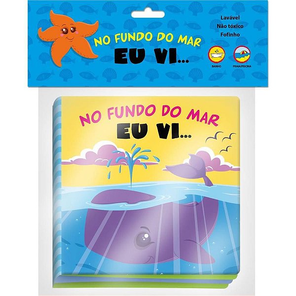 Livro para Banho NO Fundo do MAR EU VI 6PGS