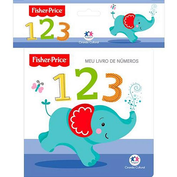 Livro para Banho Fisher Price Números 14X14 6PG