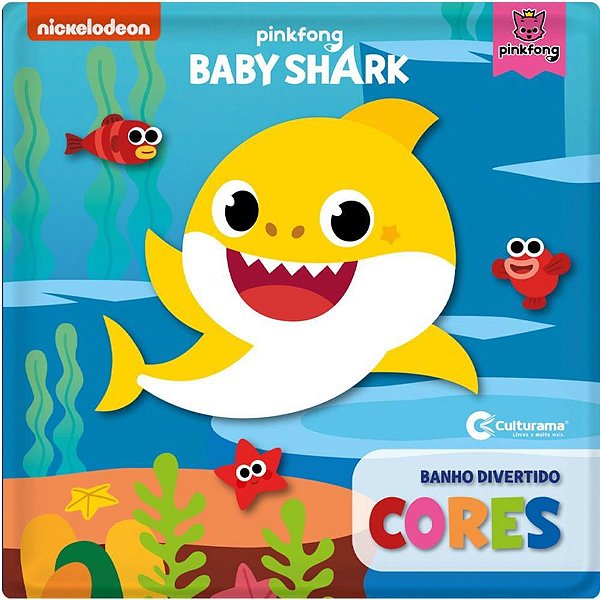 Livro para Banho BABY SHARK 15,5X15,5CM 6PGS