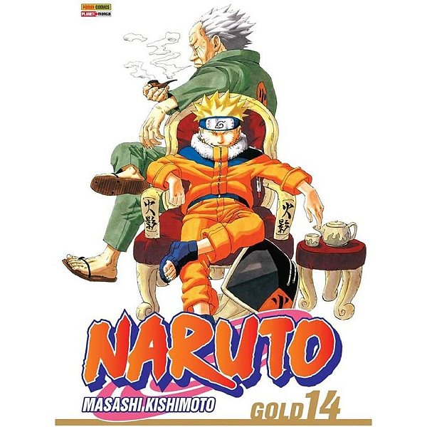 Livro Mangá Naruto GOLD Edition N14
