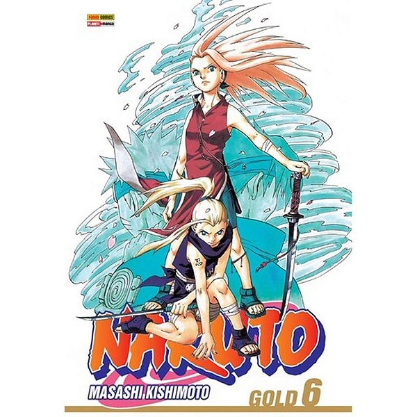 Livro Mangá Naruto GOLD Edition N°06