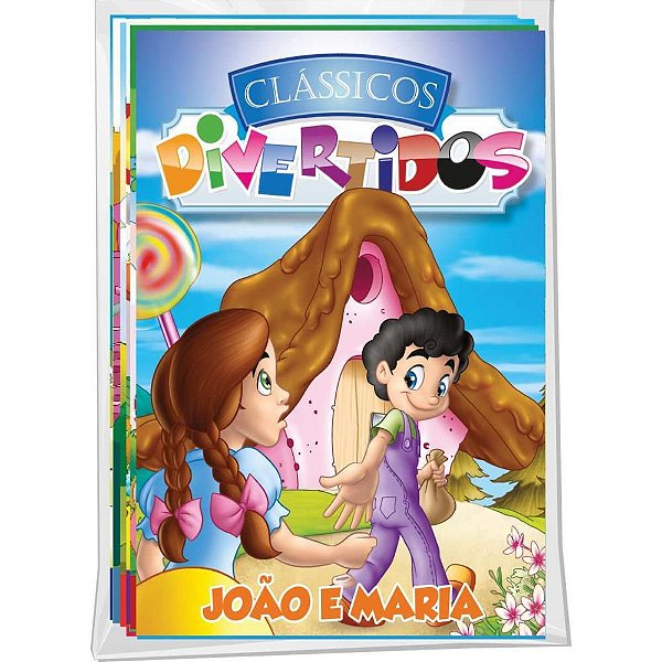 Livro Infantil Ilustrado Clássicos Divertidos - Pacote com 8