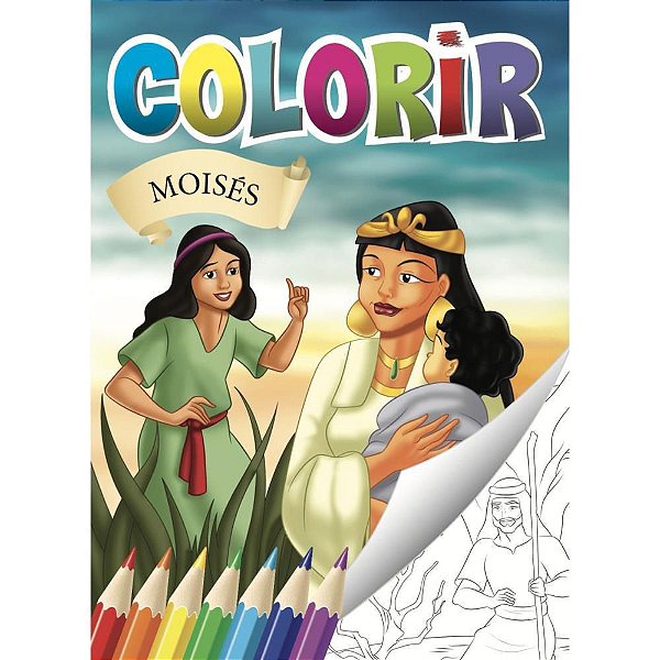 Livro Infantil Ilustrado Bíblia Solapa Pequeno PCT com 08