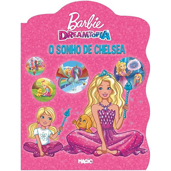 Livro Infantil Ilustrado Barbie Recortado 16 Páginas 28X21CM