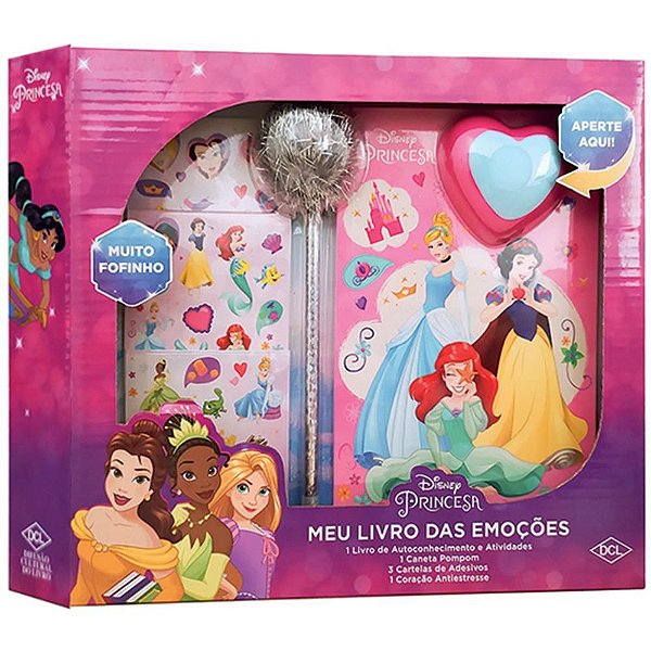 Livro Infantil de Colorir Princesas - Livro das Emoções