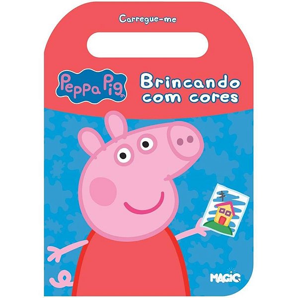 Livro Infantil para Colorir Peppa PIG - CARREGUE-ME - 32 Páginas