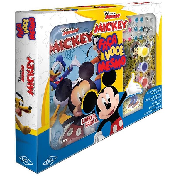 Livro Infantil Colorir Mickey Faça Você Mesmo