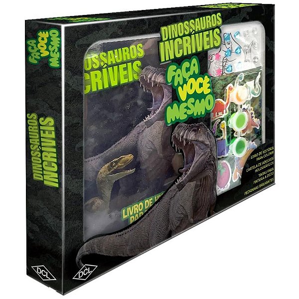 Livro Infantil Colorir Dinossauros - Faça Você Mesmo