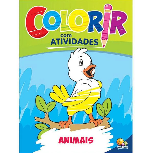 Livro Infantil de Colorir com Atividades - Pacote com 5 Títulos Diversos