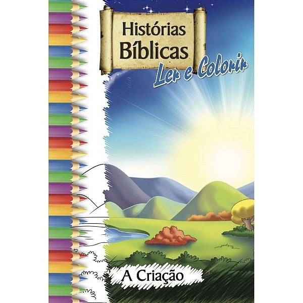 Livro Infantil Colorir Bíblia Solapa Grande com 10 LIVR Pacote com 10