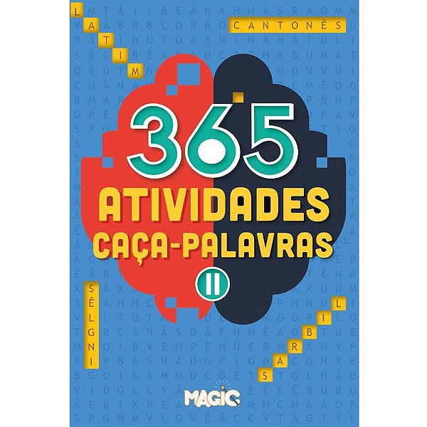 Livro Infantil Colorir 365 Atividades CAÇA-PALAVRAS