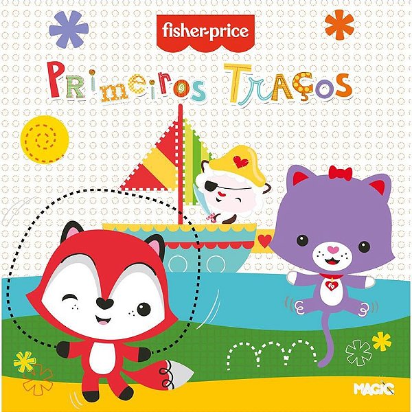 Livro Ensino Fisher Price Primeiros Tracos