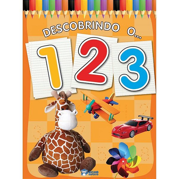 Livro Ensino Aprendendo o ABC e 123 PCT com 06