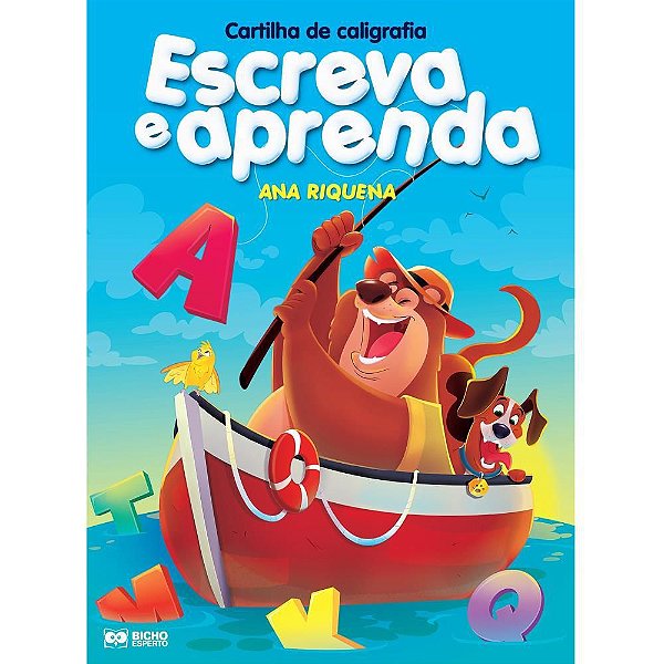 Livro Cartilha Caligrafia Escreva e Aprenda