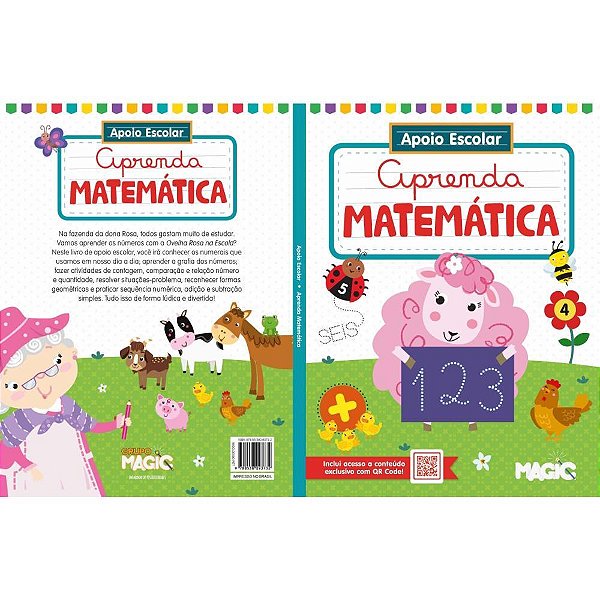 Livro Cartilha Aprenda Matemática - 96 Páginas