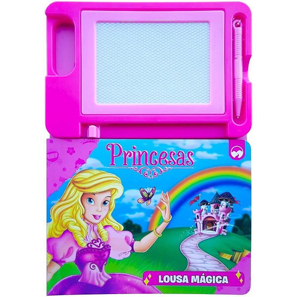 Livro Brinquedo Ilustrado Princesas com Lousa Mágica