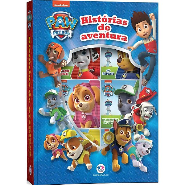 Livro Brinquedo Ilustrado Patrulha Canina - BOX com 6 Mini Livros