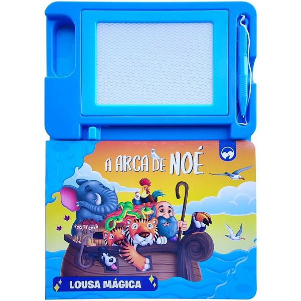 Livro Brinquedo Ilustrado a ARCA de Noe com Lousa Mágica