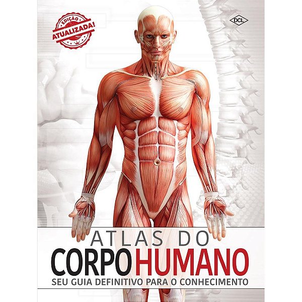 Livro ATLAS Corpo Humano 32 Páginas Ilustrado e Educativo
