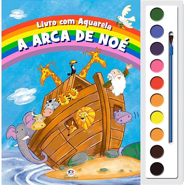 Livro Aquarela a ARCA de Noe 28X27CM 16PGS