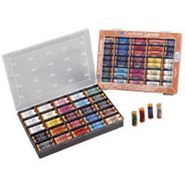 Linha Corrente Laranja 23 Cores com 100 Jardas CD CX com 100